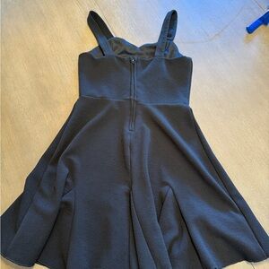 Zunie Black Sleeveless A-Line Sundress
